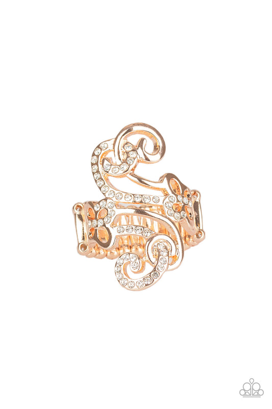 Paparazzi Waltzing Wonders -  Rose Gold Ring