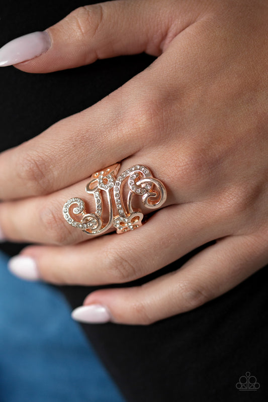 Paparazzi Waltzing Wonders -  Rose Gold Ring