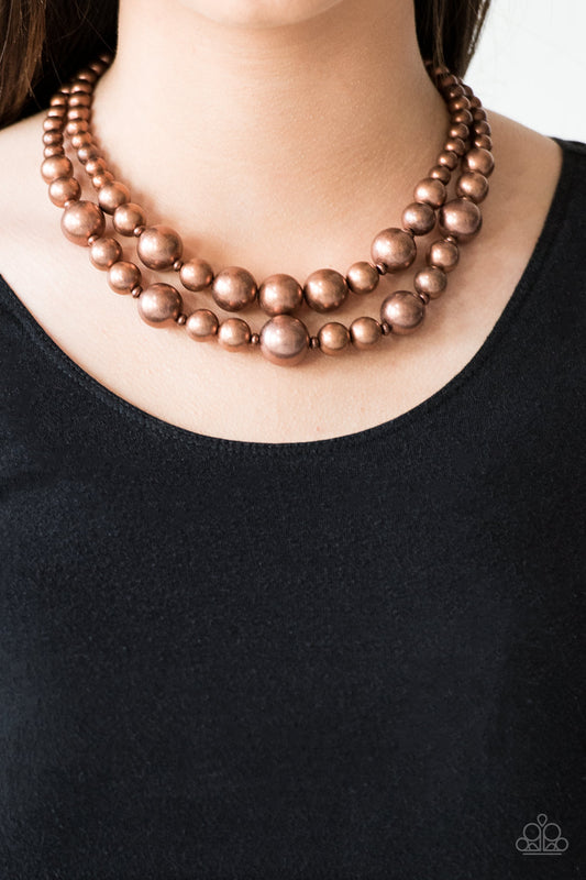 Paparazzi I Double Dare You - Copper Necklace