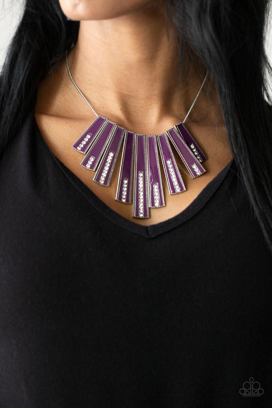 Paparazzi FAN-tastically Deco - Purple Necklace