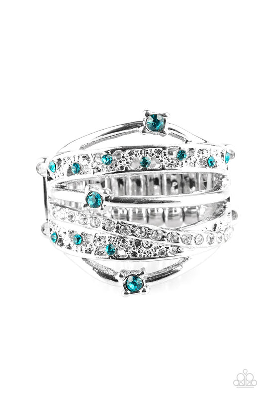 Paparazzi Making The World Sparkle - Blue Ring