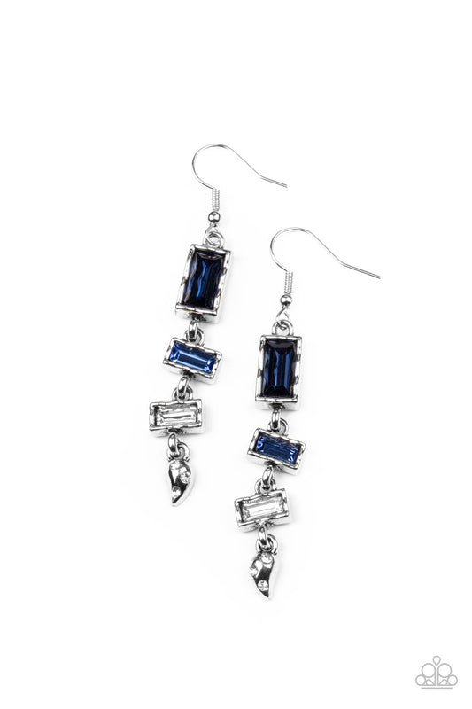 Paparazzi Modern Day Artifact - Blue Earrings