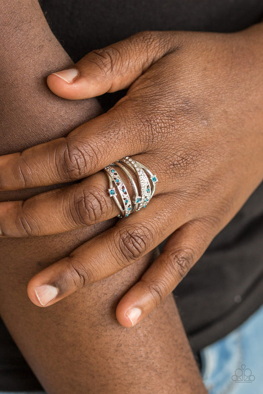 Paparazzi Making The World Sparkle - Blue Ring