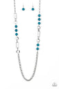 Paparazzi CACHE Me Out - Blue Necklace