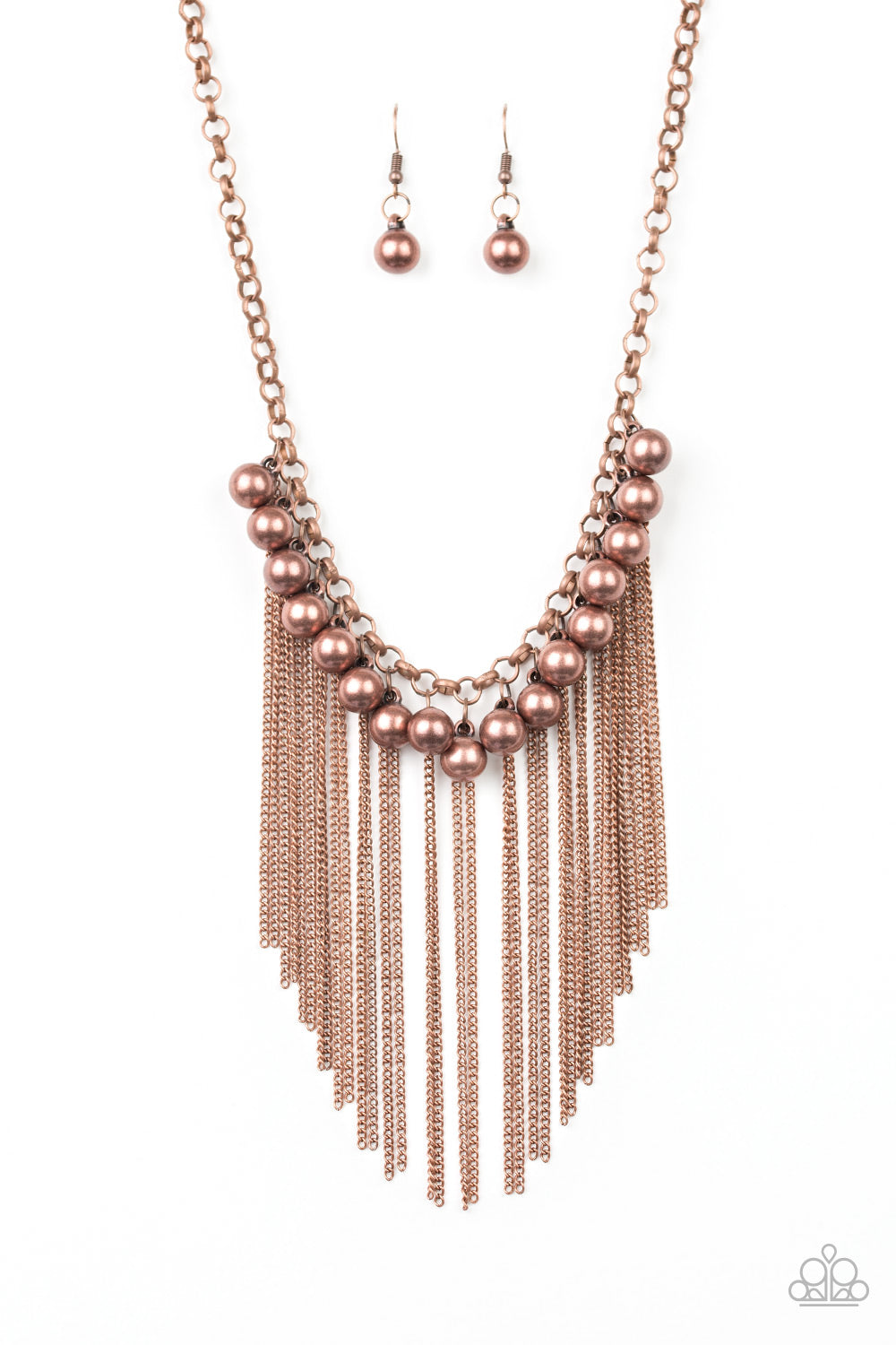 Paparazzi Powerhouse Prowl - Copper Necklace