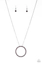 Paparazzi Center Of Attention - Purple Necklace