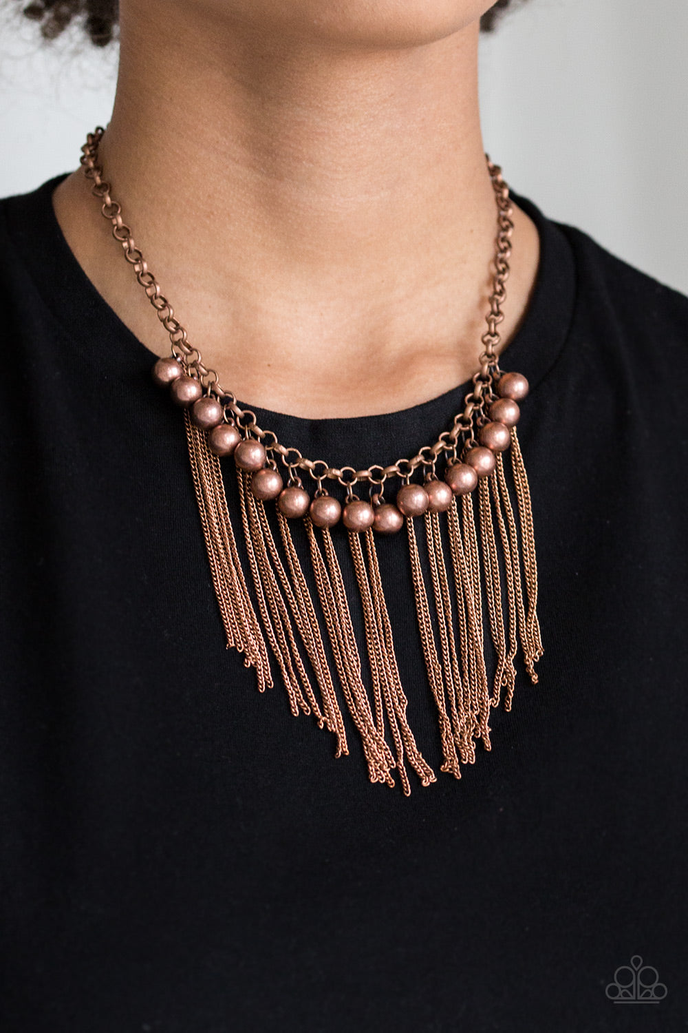 Paparazzi Powerhouse Prowl - Copper Necklace