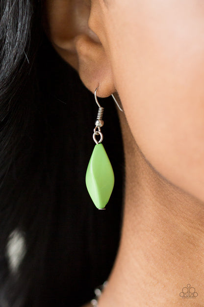 Paparazzi Venturous Vibes - Green Necklace