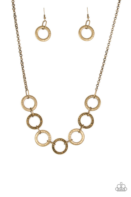 Paparazzi Modern Day Madonna - Brass Necklace