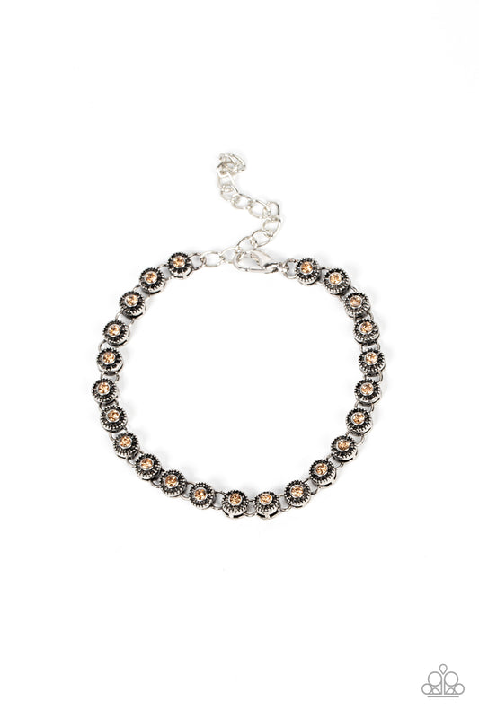 Paparazzi Charm School Shimmer - Brown Bracelet