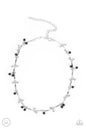 Paparazzi Sahara Social - Black Choker Necklace