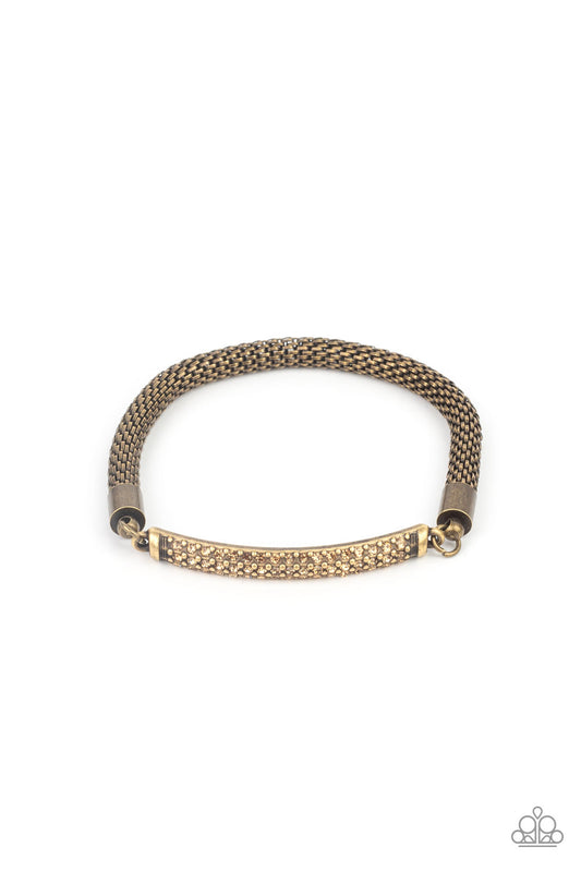 Paparazzi Fearlessly Unfiltered - Brass Bracelet