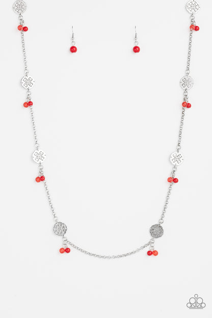 Paparazzi Color Boost - Red Necklace