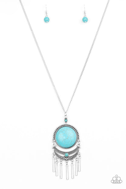 Paparazzi Rural Rustler - Blue Necklace