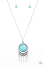 Paparazzi Rural Rustler - Blue Necklace