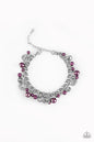 Paparazzi West Coast Wanderer - Purple Bracelet