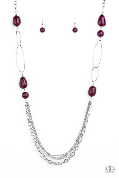 Paparazzi Pleasant Promenade - Purple Necklace