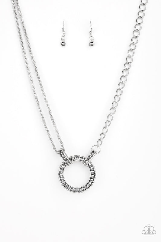 Paparazzi Dazzle Dazzle - Silver Necklace