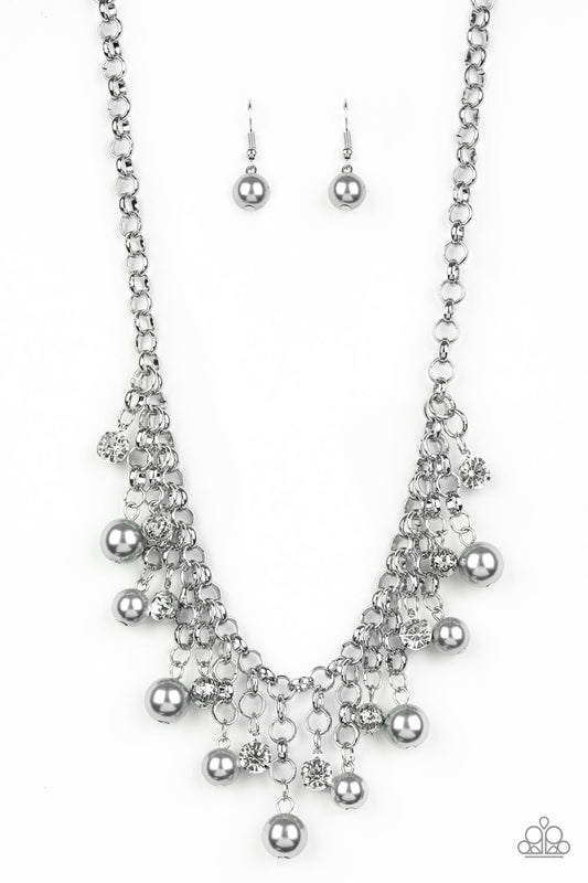 Paparazzi HEIR-headed - Silver Necklace