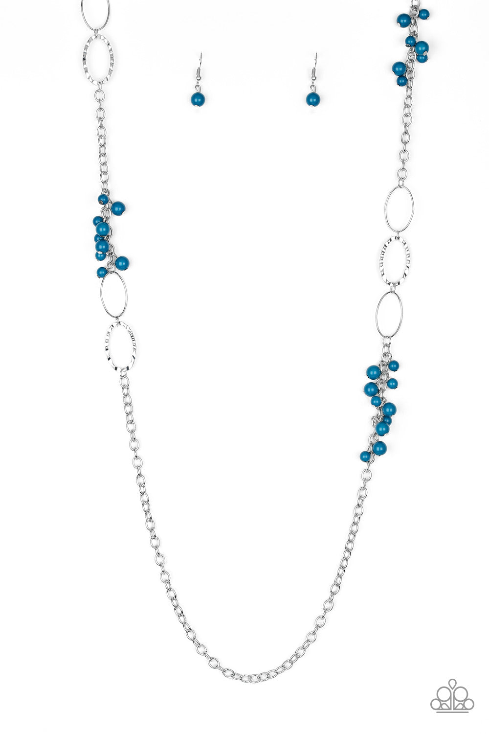 Paparazzi Flirty Foxtrot - Blue Necklace