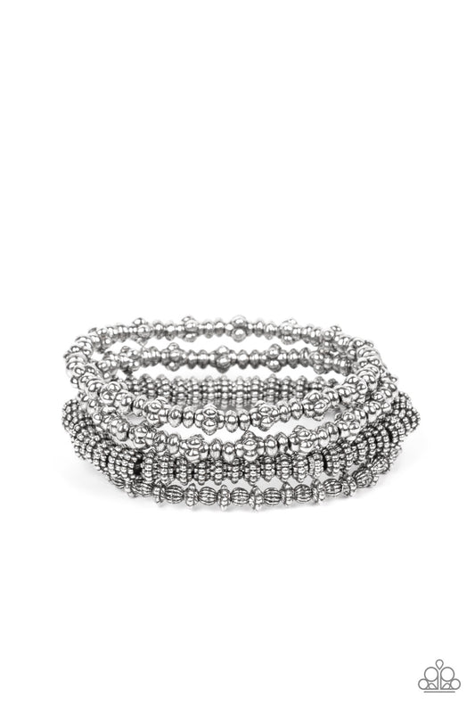 Paparazzi Country Charmer - Silver Bracelet