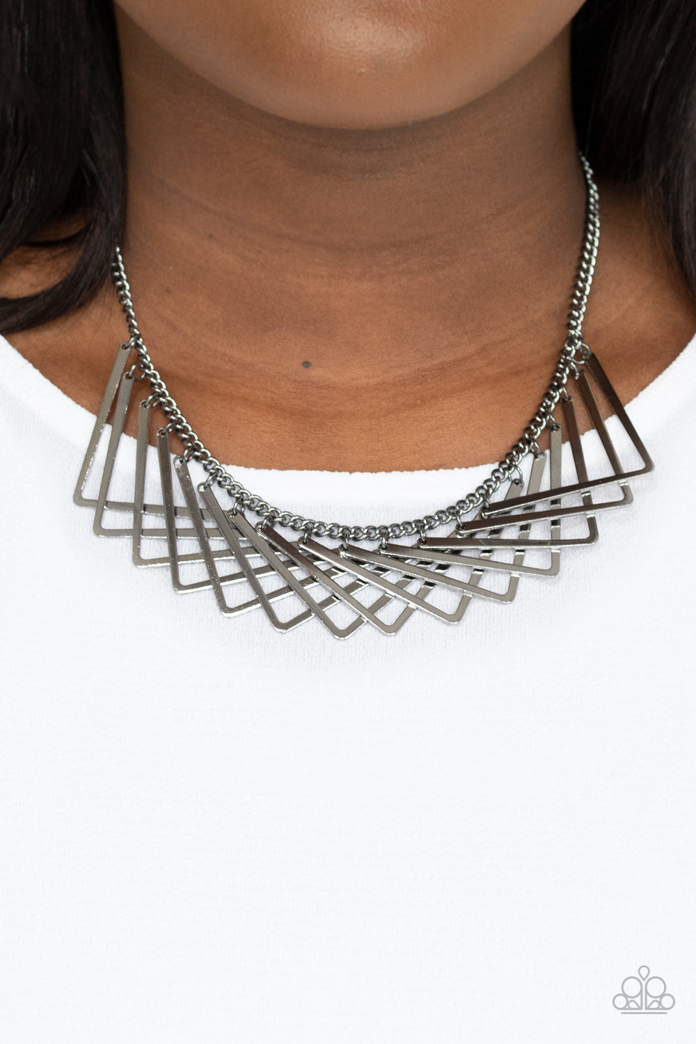 Paparazzi Metro Mirage - Black Necklace