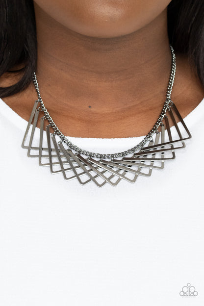 Paparazzi Metro Mirage - Black Necklace