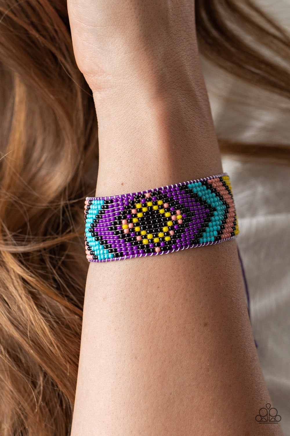 Paparazzi Desert Dive - Purple Bracelet