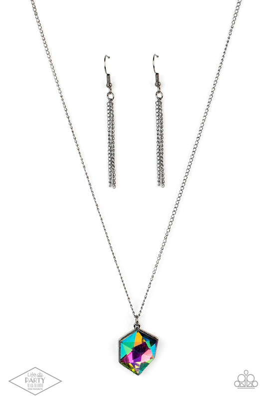 Paparazzi Stellar Serenity - Multi Oil Spill Necklace