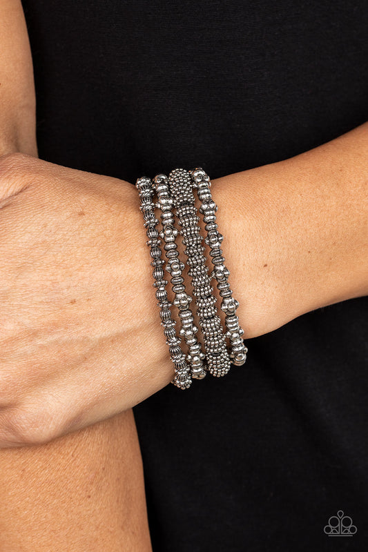 Paparazzi Country Charmer - Silver Bracelet