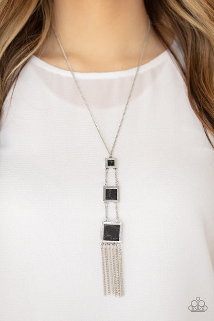 Paparazzi This Land Is Your Land - Black Necklace