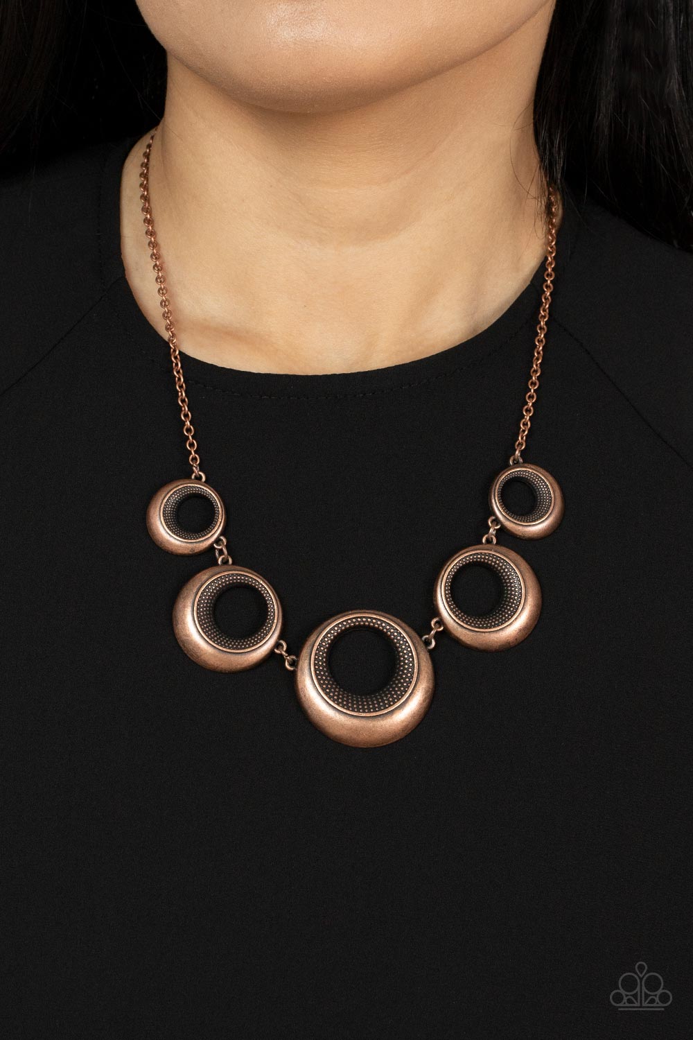 Paparazzi Solar Cycle - Copper Necklace