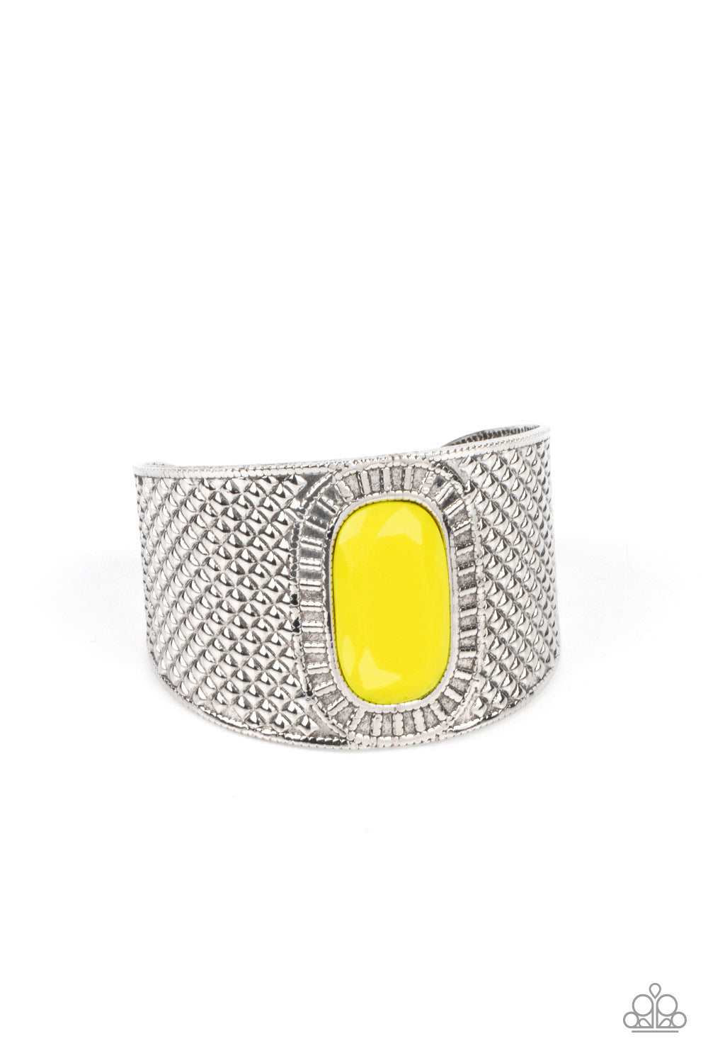 Paparazzi Poshly Pharaoh - Yellow Bracelet