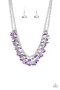 Paparazzi Pebble Pioneer - Purple Necklace
