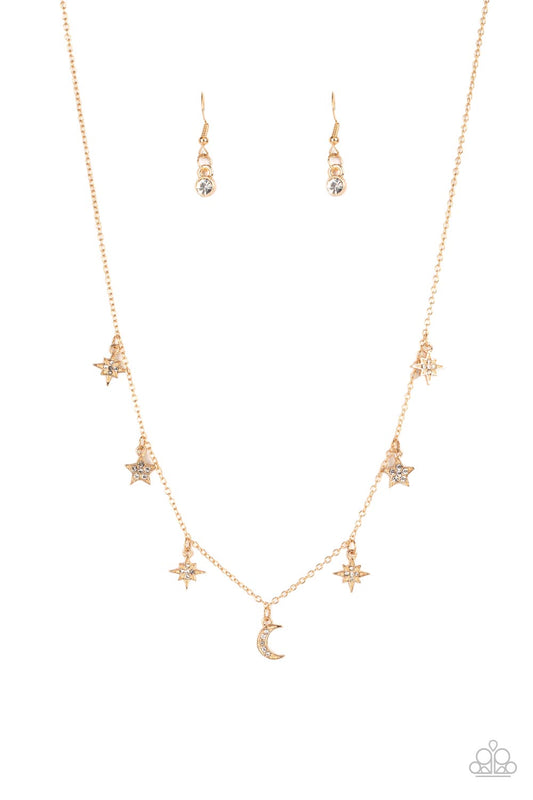 Paparazzi Cosmic Runway - Gold Necklace