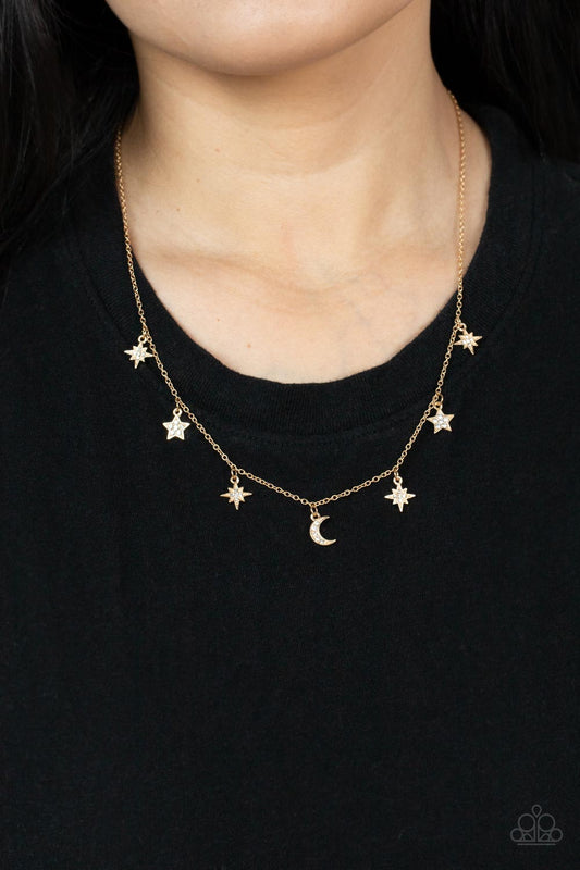 Paparazzi Cosmic Runway - Gold Necklace