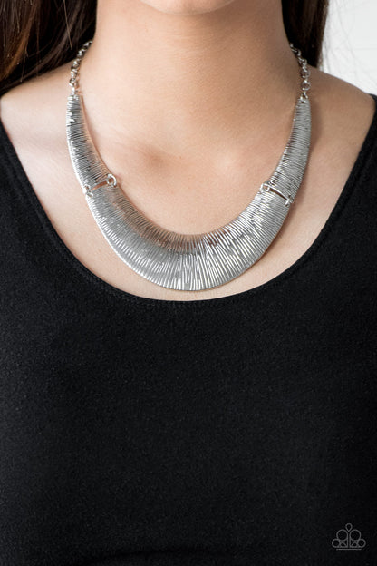 Paparazzi Feast Or Famine - Silver Necklace
