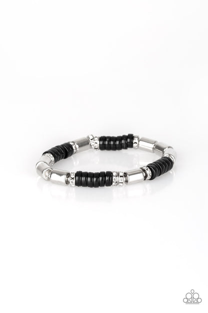 Paparazzi Whimsical Wanderer - Black Bracelet