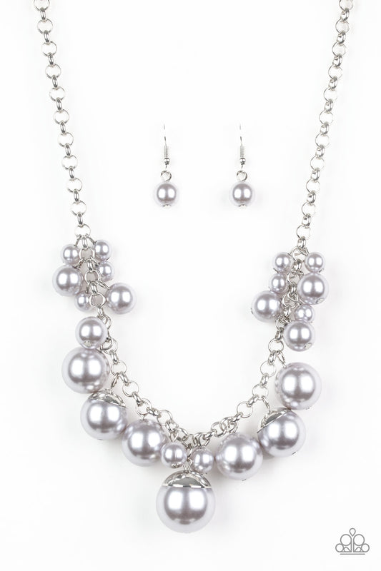 Paparazzi Broadway Belle - Silver Necklace