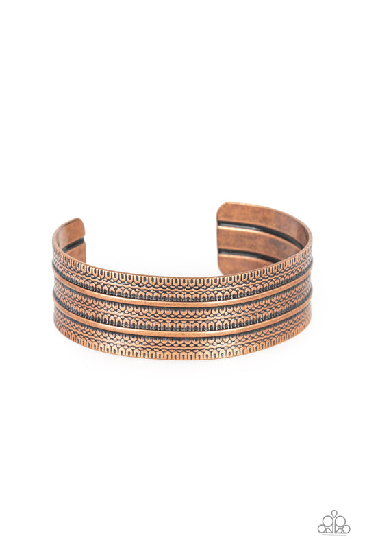 Paparazzi Absolute Amazon - Copper Cuff Bracelet