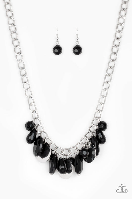 Paparazzi Treasure Shore - Black Necklace