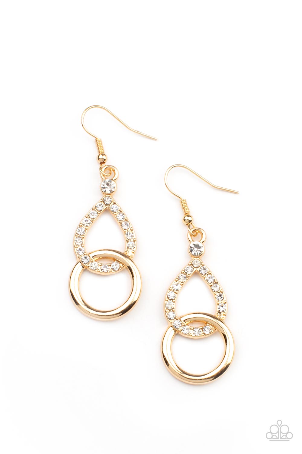 Paparazzi Red Carpet Couture - Gold Earrings