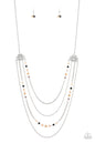 Paparazzi Pharaoh Finesse - Multi Necklace