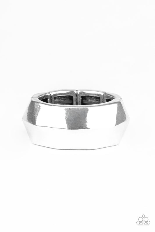 Paparazzi Industrial Mechanic - Silver Men's Ring