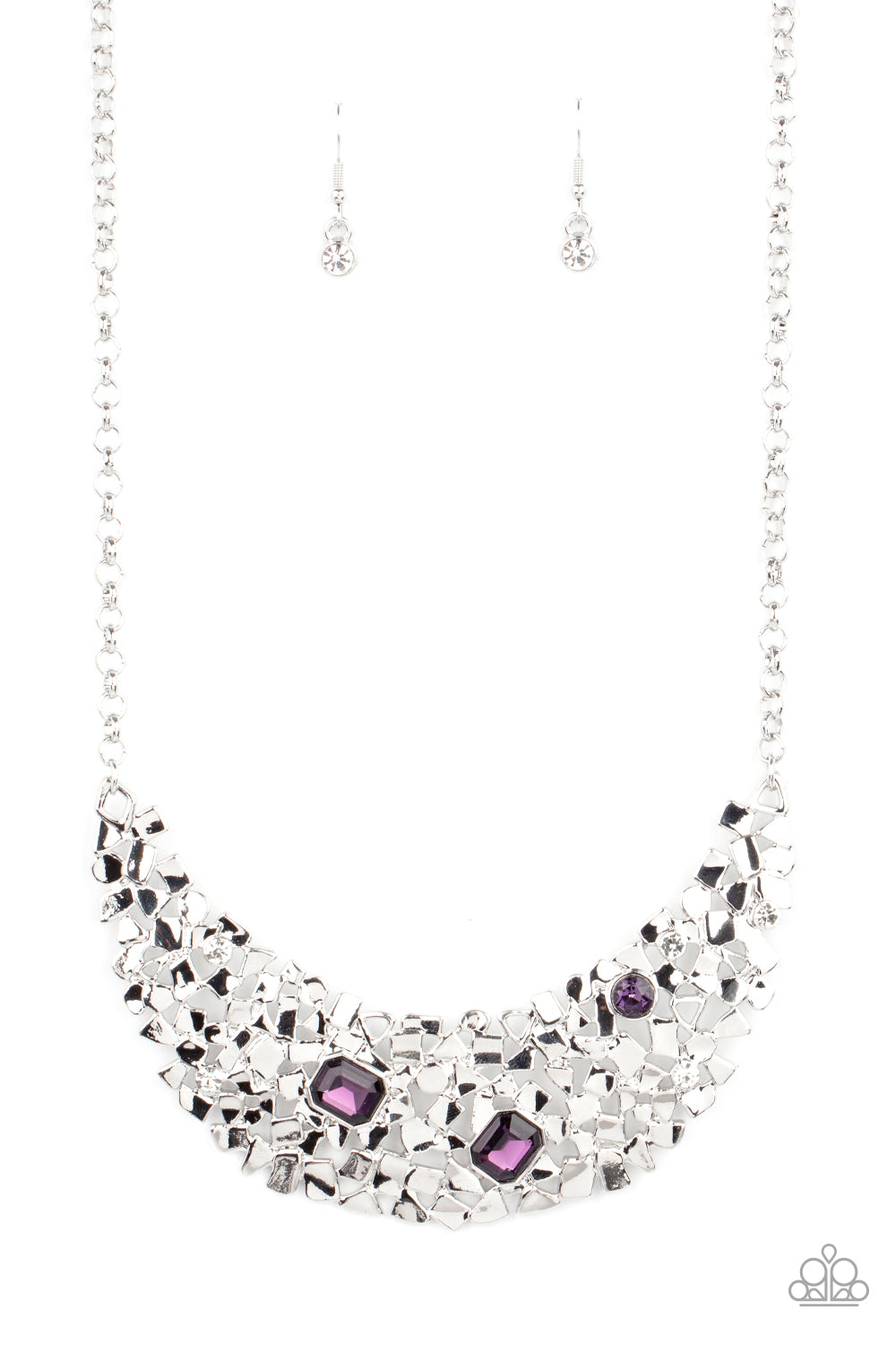 Paparazzi Fabulously Fragmented - Purple Necklace