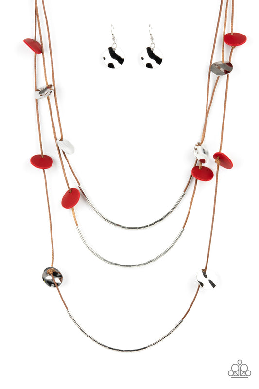 Paparazzi Alluring Luxe - Red Necklace
