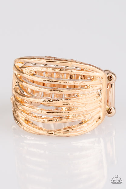 Paparazzi Give Me Space - Rose Gold Ring