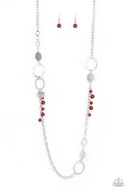Paparazzi Unapologetic Flirt - Red Necklace