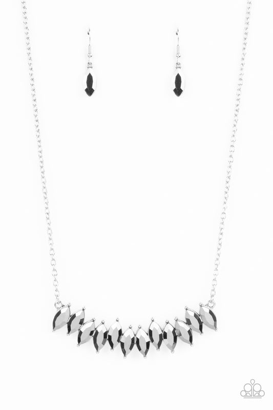 Paparazzi Icy Intensity - Silver Necklace