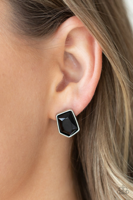 Paparazzi Indulge Me - Black Earrings